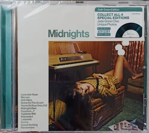 Taylor Swift Midnights Jade Green Edition Disco Cd